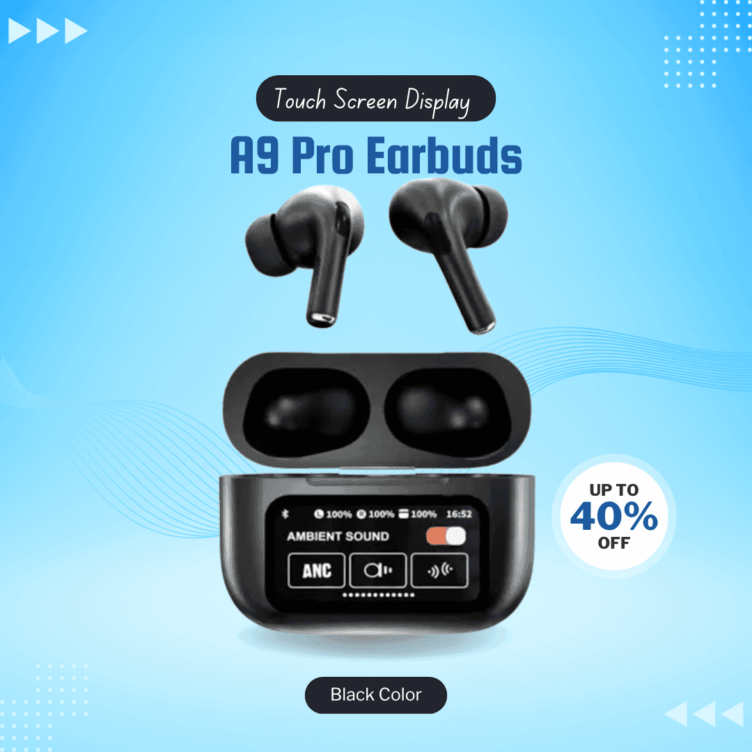 A9 Pro Earbuds (Black)