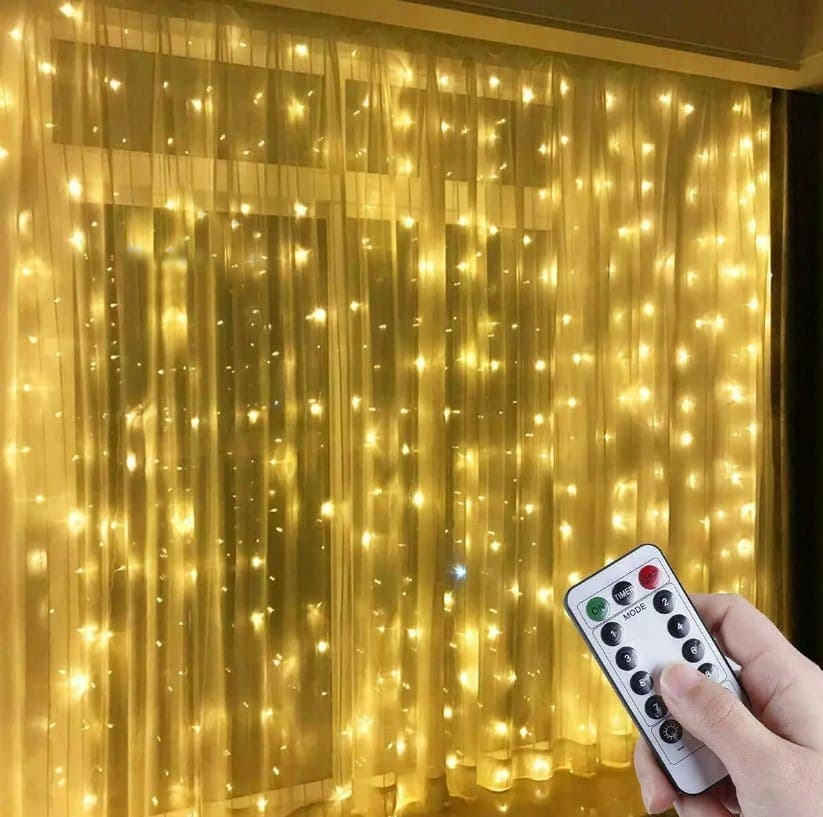 Curtain Fairy Lights (Warm White Color)